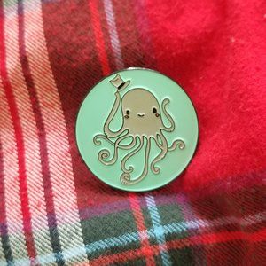 Octopus Enamel Pin